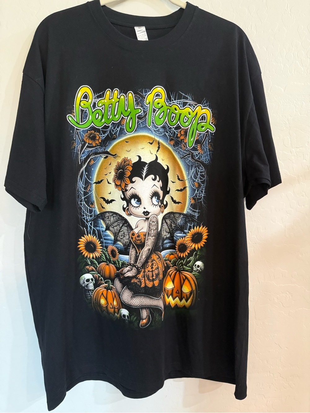 Betty Boop Black Short Sleeve Tee